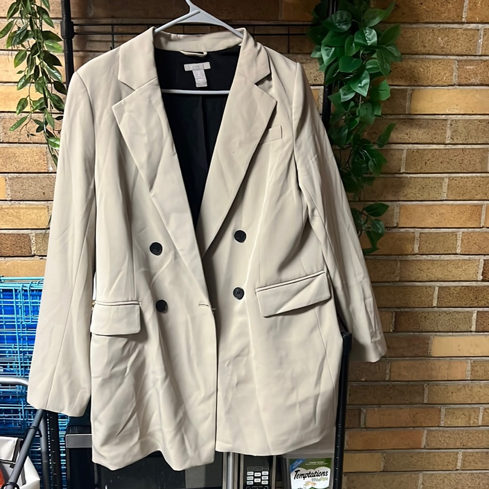 COPY - H&M Tan/Black Business Jacket